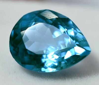 5.00 Ct Natural Blue Indicolite Tourmaline GGL Certified Sparkling Treated Gem