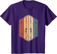 Skiing Gif Vantage Skis Skiers Sport Ski Equipment Youth Unisex T-shirt