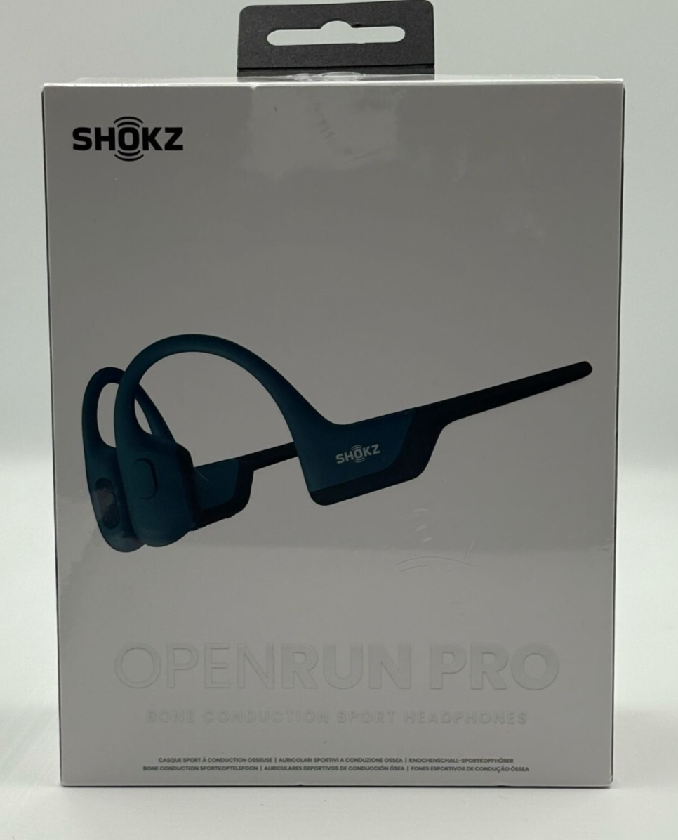 Shokz OpenRun Pro Steel Blue Wireless Bone Conduction Headphones S810