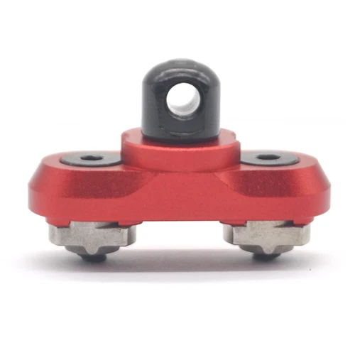 Red M-lok Sling Swivel Stud Mount Rail Attachment Adapter for MLOK Mount System - Picture 3 of 9
