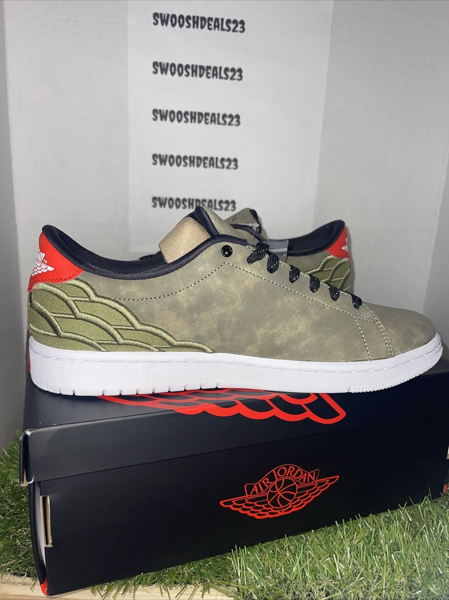 Nike Air Jordan 1 Retro Centre Court Low Oil Green Black DJ2756-300 Men\'s 10 Jordan 1 Centre Court Oil Green Men main image 3