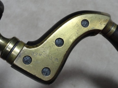 William Marples Rosewood and Brass Ultimatum Bit Brace Hibernia, Sheffield - Picture 13 of 22