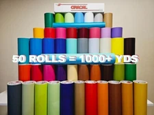 LOT OF  50 ROLLS Oracal 631 Matte MULTICOLOR Adhesive Cast Vinyl GRAPHIC CUTTING