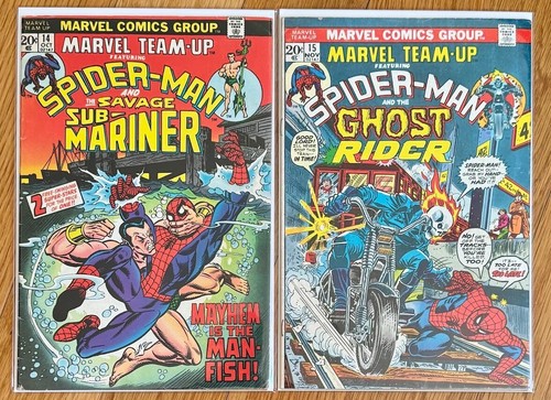 MARVEL TEAM-UP #7-150 HUGE 76 ISSUE RUN LOT Spider-Man Bronze Copper Age VG/VF - Picture 3 of 23