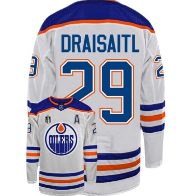 Leon DRAISAITL #29 Edmonton Oilers 2024 Stanley Cup Finals Hockey NHL Trikot