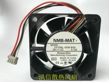 NMB 2410ML-05W-B56 6025 DC24V 0.13A 60mm 4-wire inverter cooling fan 4pin