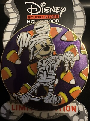 Disney ''Mummy Mickey'' Candy Corn Pin on Pin Limited Edition 400 Pin