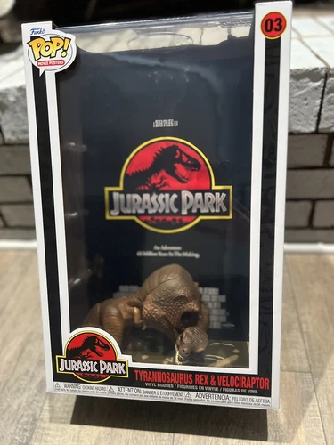 Funko Pop! Movie Poster: Jurassic Park #03 - Tyrannosaurus and Velociraptor