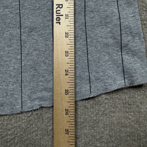 Brixton Men's Shirt Size L Gray Short Sleeve Henley Neck Pinstripe Streetwear - Picture 6 of 8