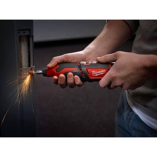 Milwaukee Right Angle Drill 3/8" + Rotary Tool 12V Li-Ion Cordless + 6Ah Battery - Picture 10 of 12