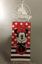 Disney Minnie Mouse Polka Dot Beach Towel Bath Pool Swim New with tag