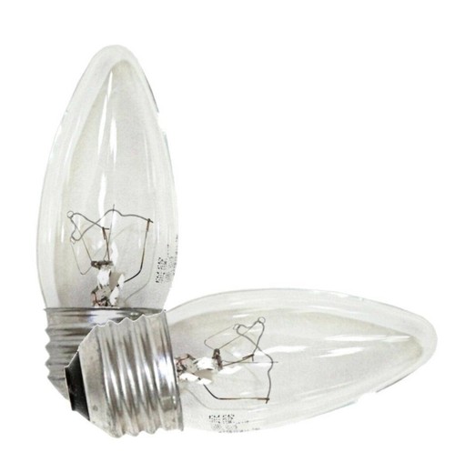 4 NEW SYLVANIA 40W 120V Medium E26 Base Dimmable Clear B10 Light Bulbs - Picture 3 of 3