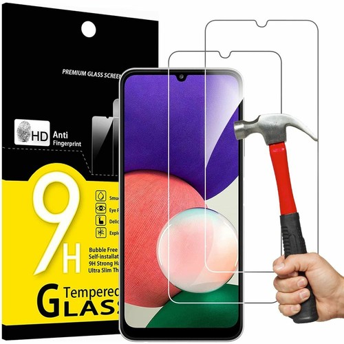 Verre Trempé pour Samsung A02s A03s A12 A13 A20e A22 5G A32 A42 A52 9H Lot 1-4 - Afbeelding 2 van 12
