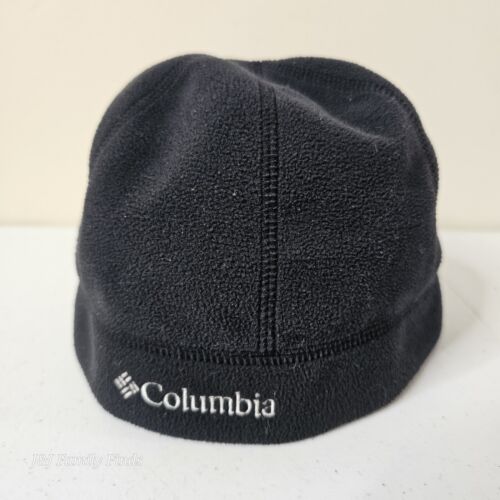 Columbia Sportswear Omni-Wind Block Thermal Reflective Beanie S/M Fleece Black - Picture 1 of 9