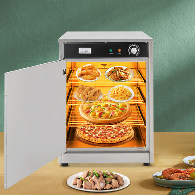 Commercial Electric Hot Box Food Warmer Oven Heated Holding Cabinet 4-Shelf 600W
