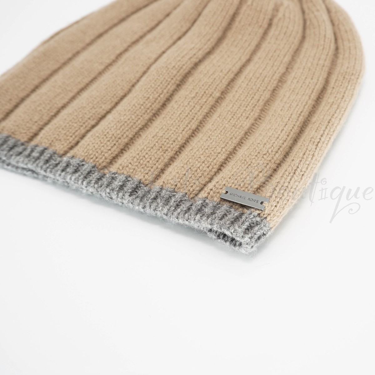 Michael Kors Gray Knit beanie Hat. New without tags. New, Without Tags, Black Michael Kors Knit | Mercari main image 3