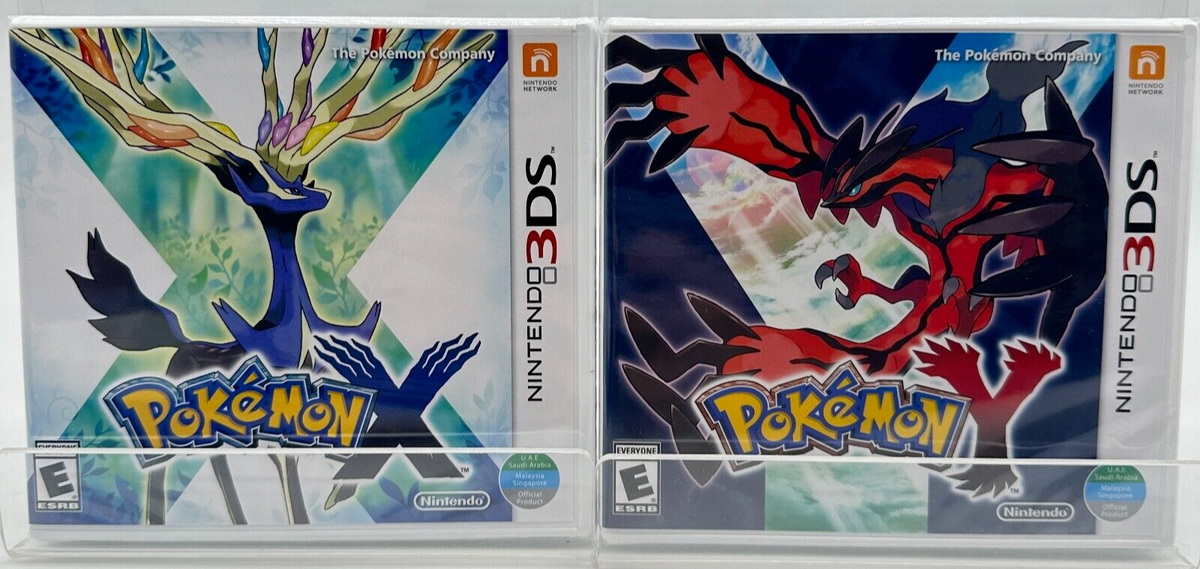 Pokemon X + Pokemon Y Nintendo 3DS Brand New Factory Sealed