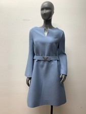 Valentino Wool and Silk Blend Mini Dress with Crystal embellished belt size US 8