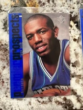 1996-97 UPPER DECK SP ROOKIE CARD CHARLOTTE HORNETS TONY DELK #128