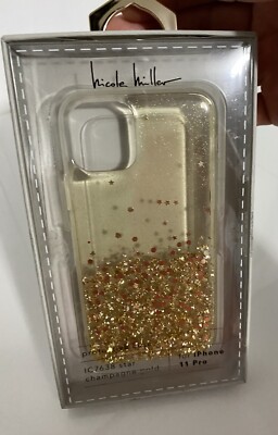 NICOLE Miller Star Champagne GOLD iPhone 11 Pro Protective Case. NEW.