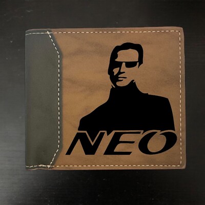 NEO Matrix Leather Wallet Bifold Premium Quality NEW