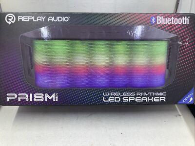 Bluetooth Replay Audio Prism Wireless Rhythmic LED Speaker (O)