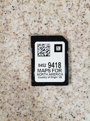 2018-2020 CHEVY EQUINOX/GMC TERRAIN NAVIGATION SD CARD 8452 9418 FACTORY GM OEM