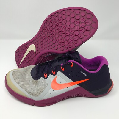 Nike Sneaker Nike Metcon Feminino Nike Metcon Flywire Purple Grey