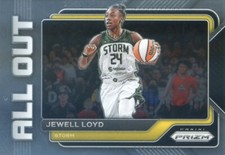 2023 Panini Prizm WNBA JEWELL LOYD #7 ALL OUT INSERT STORM
