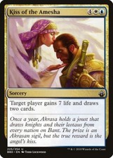 KISS OF THE AMESHA X 4 N/M BATTLEBOND MAGIC THE GATHERING