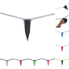 Men's Bikini Micro String Tempting Tanga Elastic Thongs G-strings Underwear