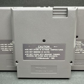 Lot of 4 Nintendo NES Games Mario Brothers Wrath Of The Black Manta Tested