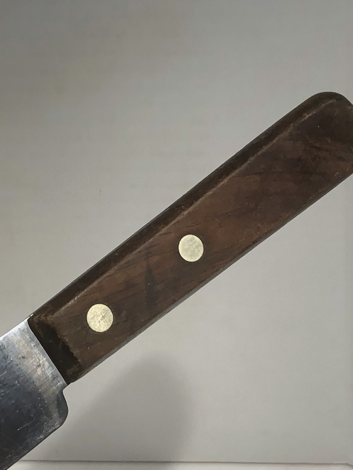 Vintage 8” Fixed Blade GenevaTempered Stainless Steel USA Butcher