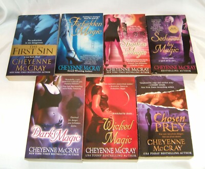 Cheyenne McCray book LOT 7 First Sin Forbidden Shadow Seduced by Dark