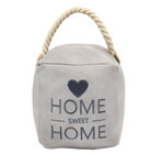 Home Sweet Home Doorstop Grey Colour