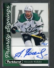 2017-18 Parkhurst Priority Signings Autograph #PSAR Alexander Radulov /15 *15823