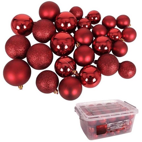 100 pz decorazioni natalizie palline albero di Natale festa ornamento matrimonio moda - Foto 15 di 33