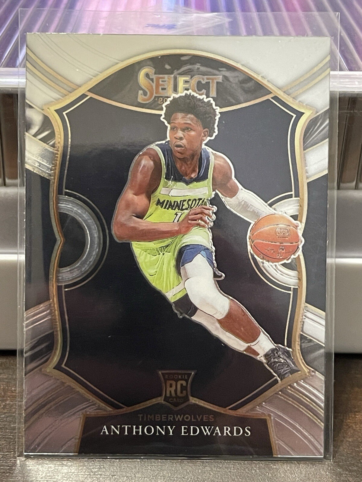 ANTHONY EDWARDS 2020-21 SELECT CONCOURSE ROOKIE TIMBERWOLVES #61 RC