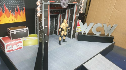 WCW Nitro entrance stage custom made for wrestling figures wwe/wwf/ecw - Picture 4 of 10