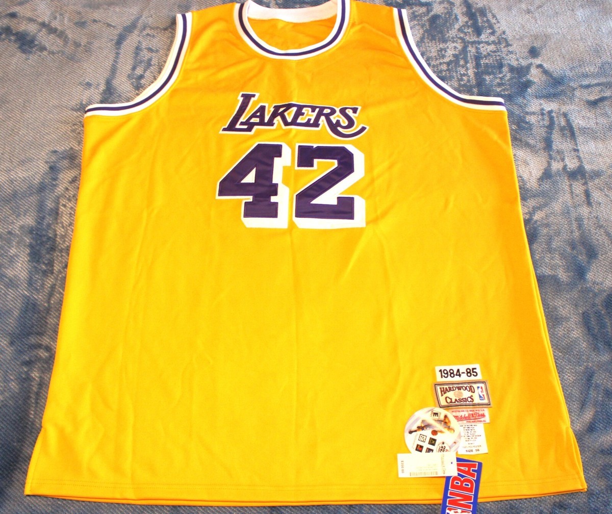 LA Lakers James Worthy #42 Mitchell & Ness 1984-85 100% Authentic