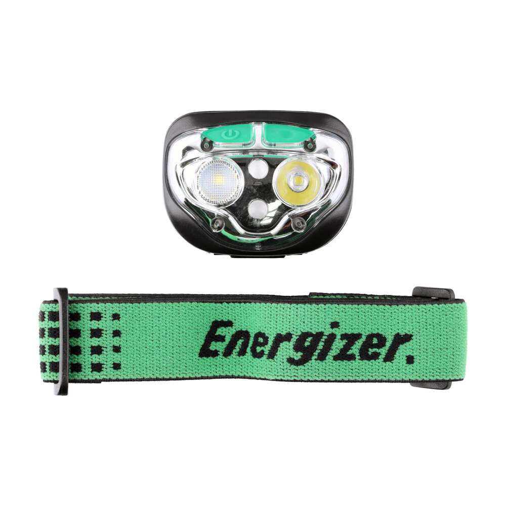 Timco Energizer® LED Vision Ultra Rechargeable Headlamp 400 Lumen Green Torch