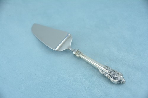 Cuchillo de queso Wallace Grande barroco esterlina 7" HH servidor sin monograma - Imagen 2 de 6