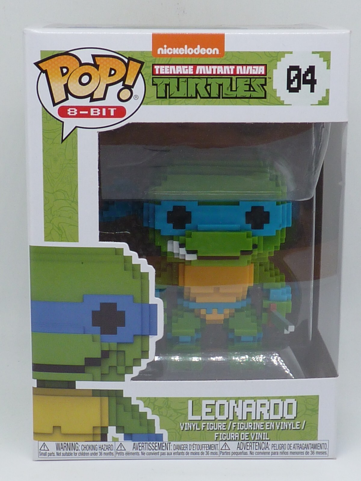 Funko Pop 04 Leonardo Tortues Ninja 8-Bit