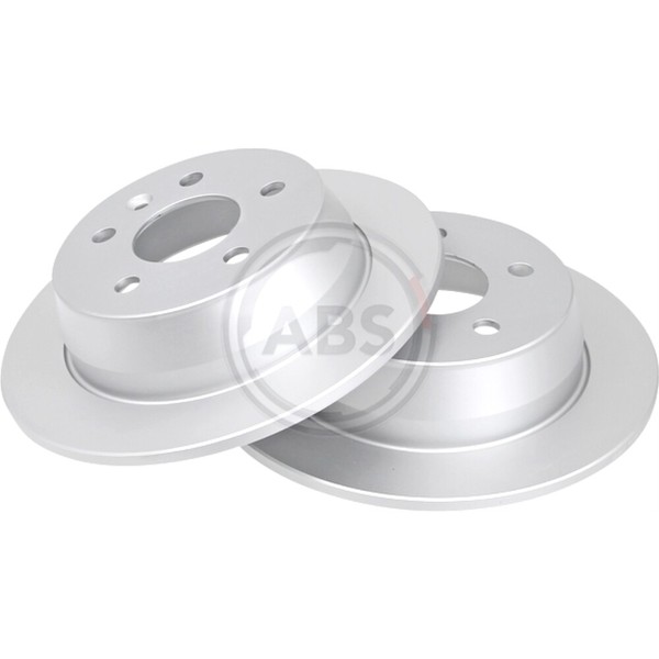 A.B.S. 2X Bremsscheibe Hinten 280 Voll FüR Mercedes-Benz Vito Bus 638-image