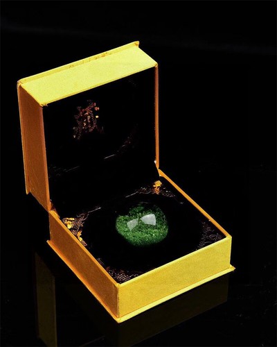 72,3g Top Natur Grün-Phantom Quarz Kristall Glückskugel Reiki Heilung Geschenk - Bild 3 von 7