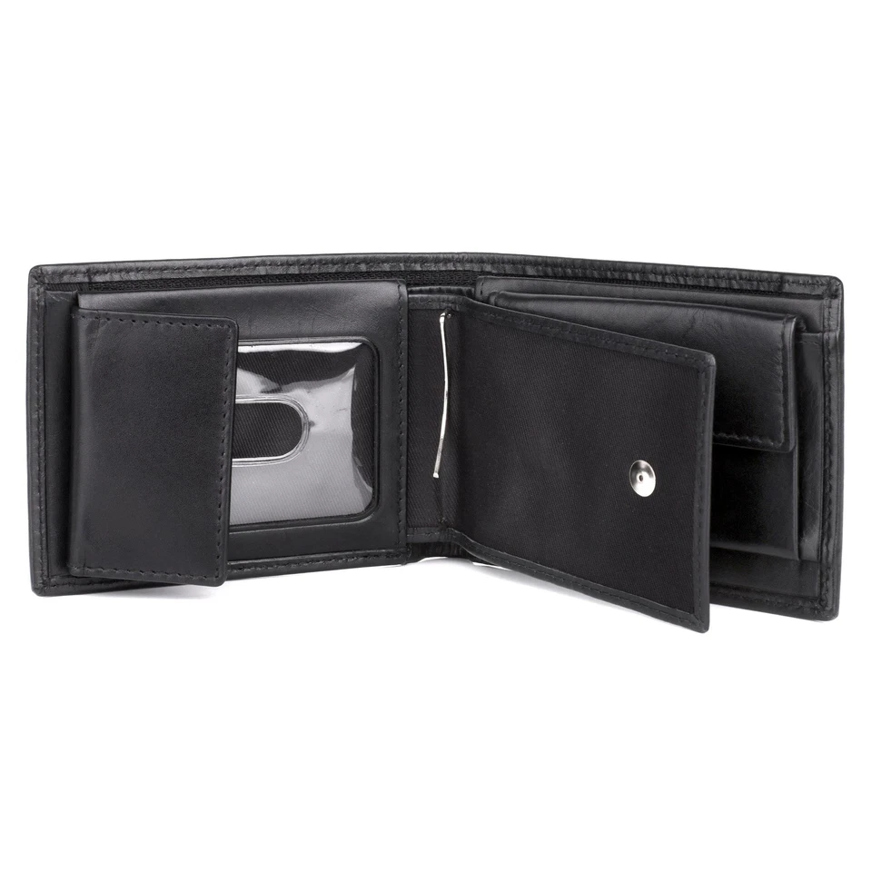 Dopp Regatta Convertible Billfold Wallet with Zip Bill Compartment - Black - Image 2 of 4