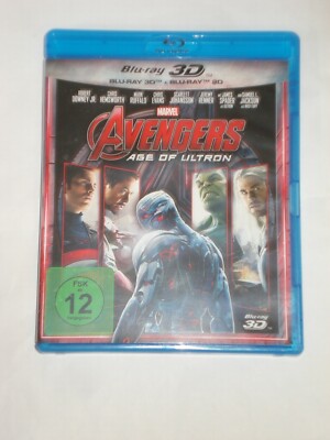 Avengers Age of Ultron  3D + 2D Blu Ray  