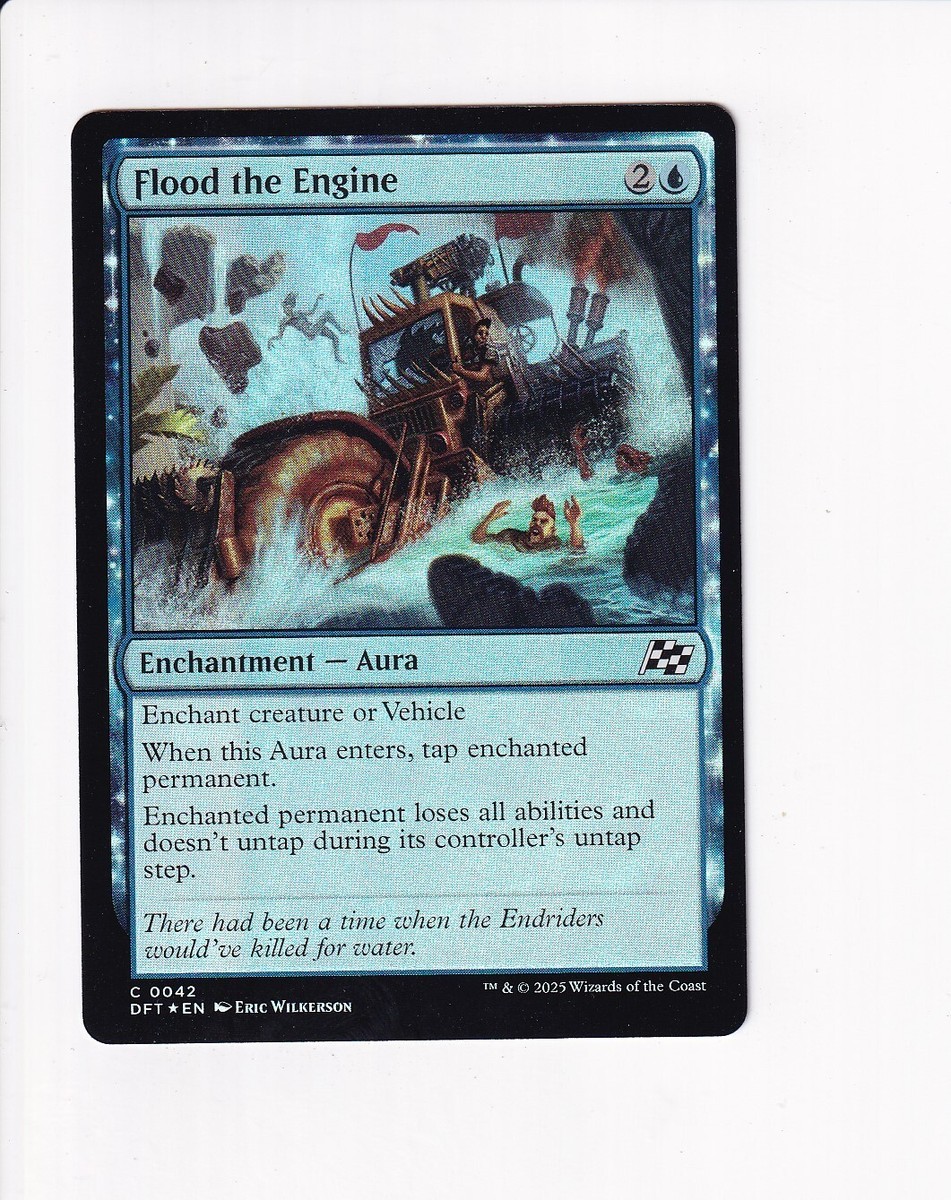 MAGIC THE GATHERING MTG AETHERDRIFT FOIL FLOOD THE ENGINE | eBay