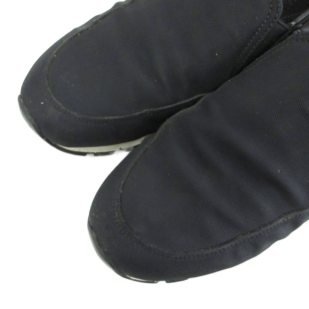 Prada Sneakers Mens SlipOn LowCut Nylon Black 26cm Used AB thumbnail 5