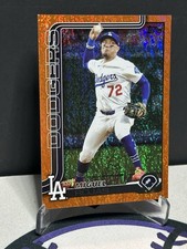 2025 Topps Orange Sand glitter - Miguel Rojas #US166 - Los Angeles Dodgers /25